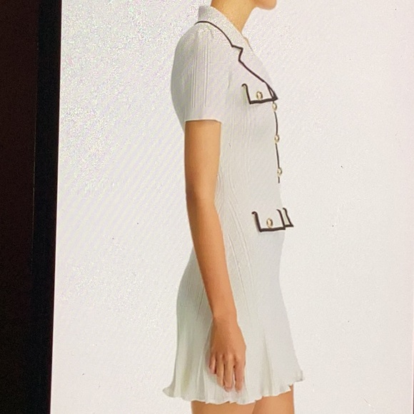Self-Portrait Rib Knit Mini Dress - Picture 3 of 9